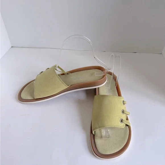 Mila Paoli Leather Slide Slip on’ Sandals. Size 9 - Picture 4 of 11